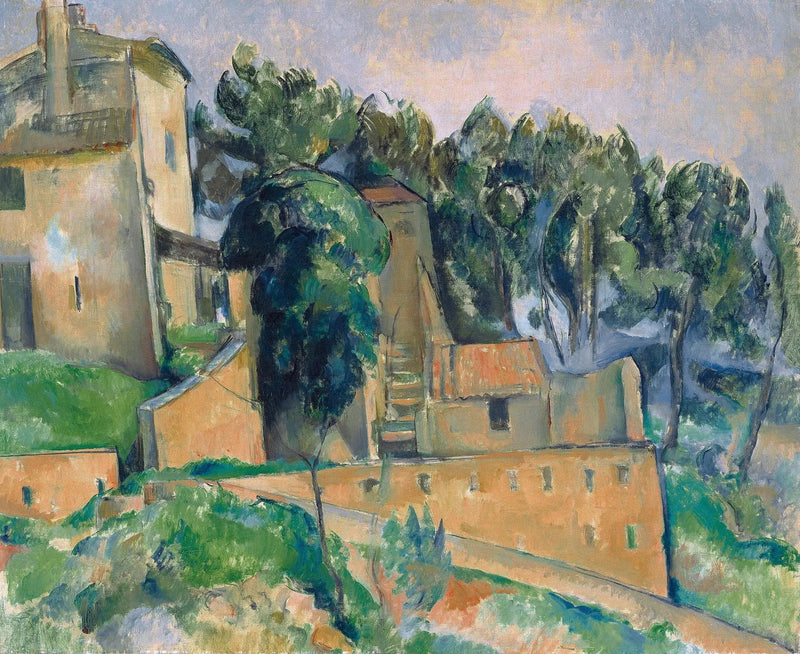 Das Haus von Bellevue - Paul Cézanne
