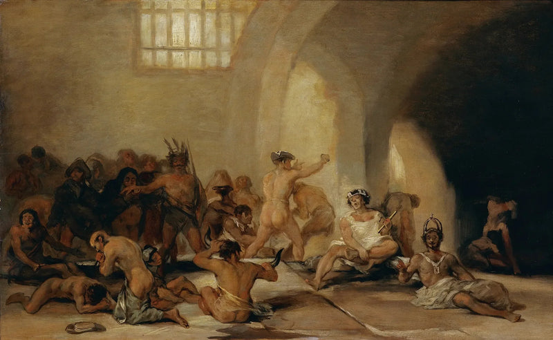 Das Haus der Narren - Francisco de Goya