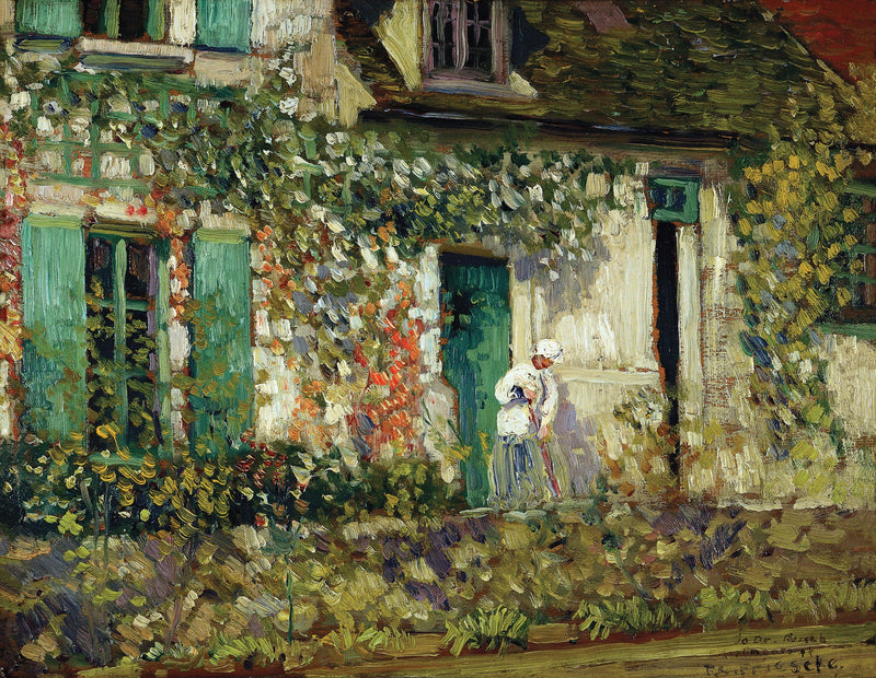 Das Haus von Giverny - Frederick Carl Frieseke