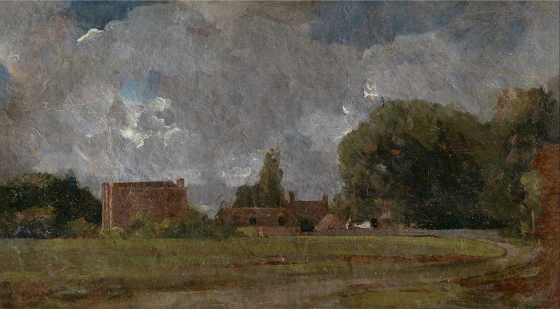 Das Haus von Golding Constable, East Bergholt : der Geburtsort des Künstlers - John Constable