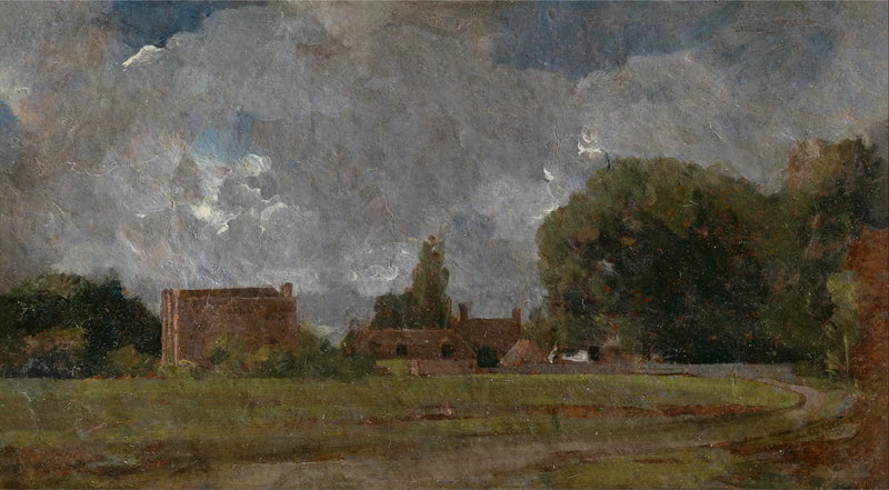 Das Haus von Golding Constable, East Bergholt : der Geburtsort des Künstlers - John Constable