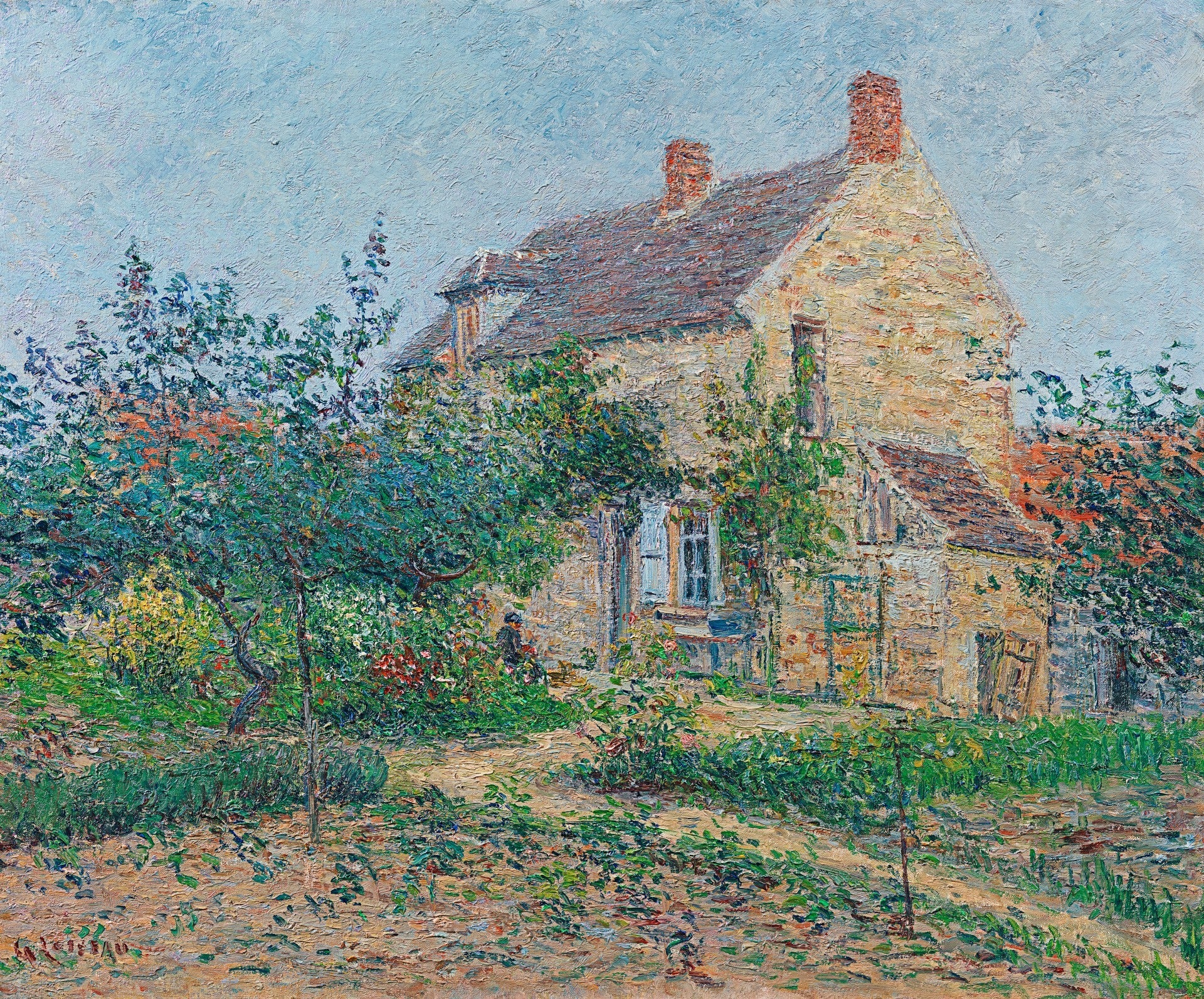 La maison de la mère XIV Nesles-la-Vallée - Gustave Loiseau - Alpha Reproduction