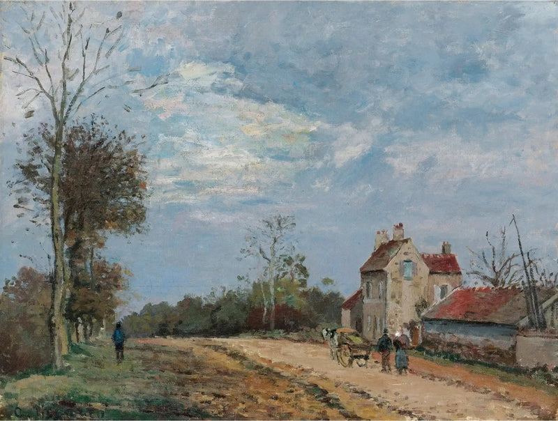 Das Haus von Herrn Musy, Route de Marly, Louveciennes - Camille Pissarro