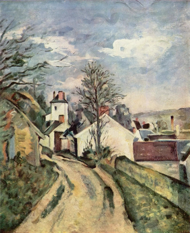 Das Haus von Doktor Gachet - Paul Cézanne