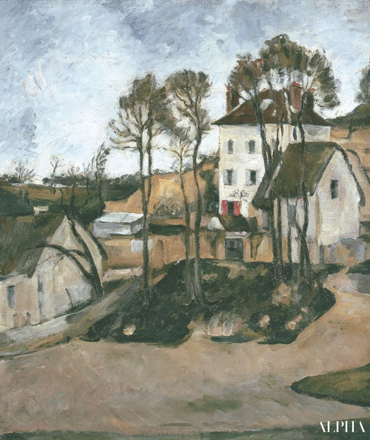 La maison du Dr Gachet à Auvers - Paul Cézanne - Reproductions de tableaux et peintures haut de gamme