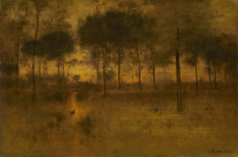 Das Haus des Reiher - George Inness