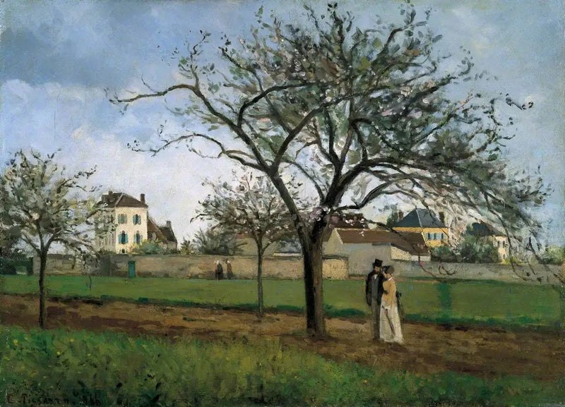 Das Haus des Vaters Gallien, Pontoise - Camille Pissarro