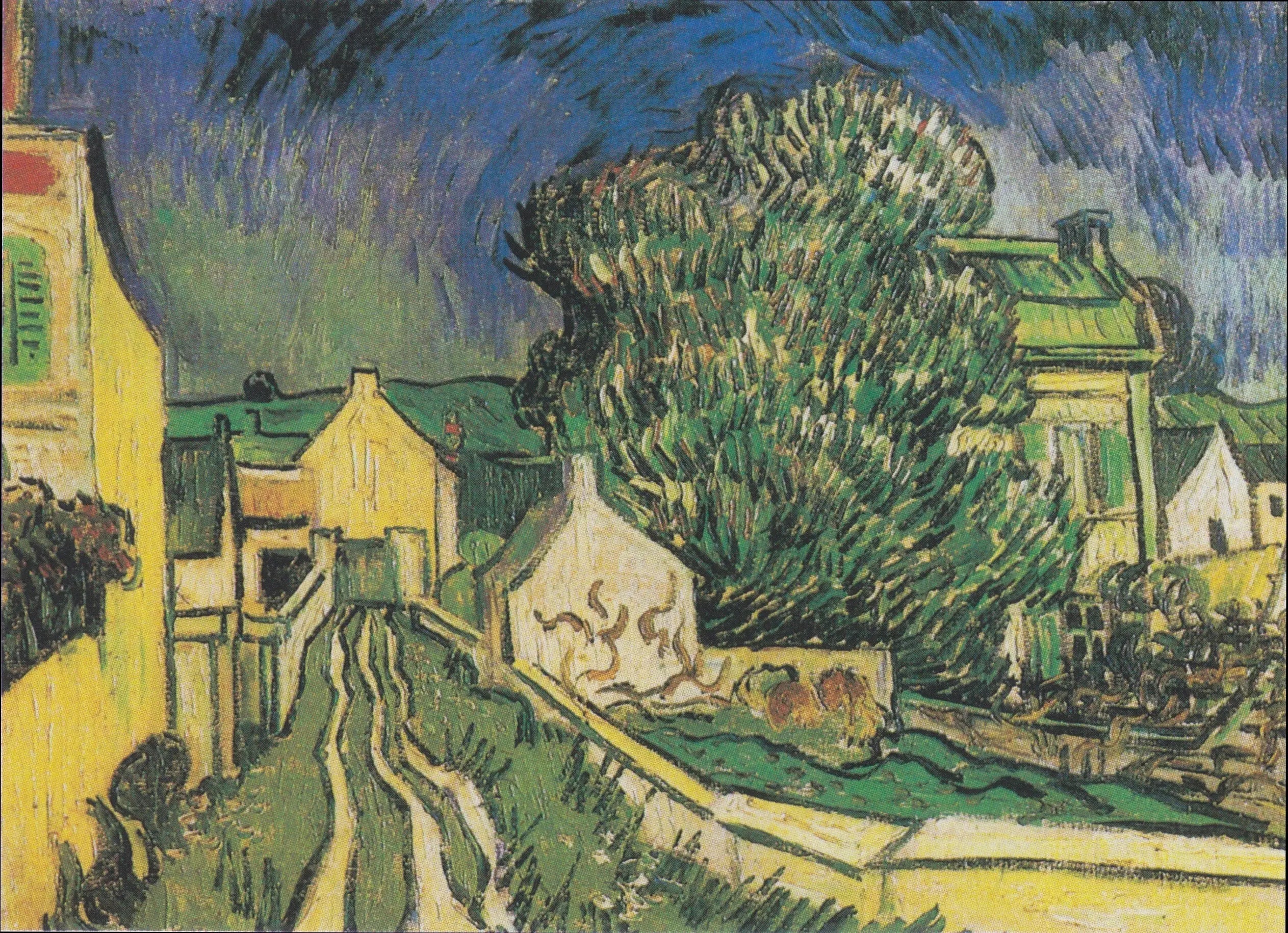 La Maison du Père Pilon - Vincent van Gogh image 1 copie peinte à la main à l’huile