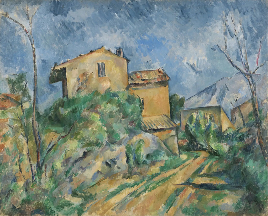 Das Haus Maria an der Straße zum Schwarzen Schloss - Paul Cézanne