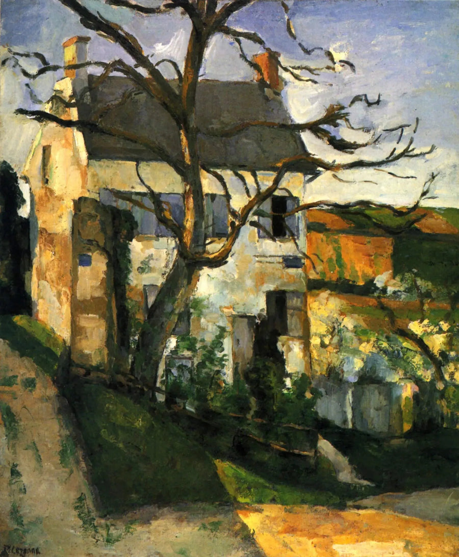 Das Haus Rondest, Viertel von l'Hermitage, Pontoise - Paul Cézanne