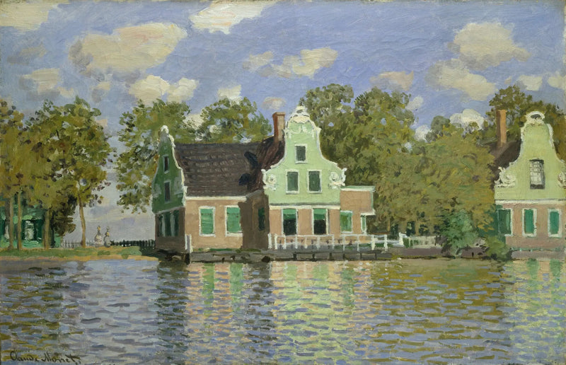 Das Haus am Fluss Zaan in Zaandam - Claude Monet