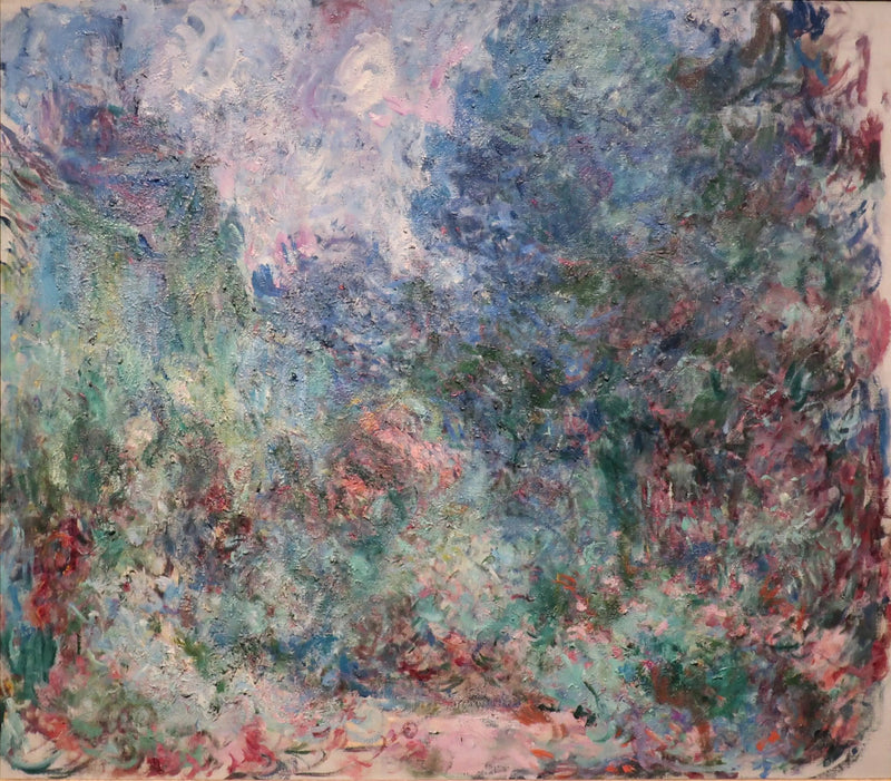 Das Haus mit Blick auf den Rosengarten - Claude Monet
