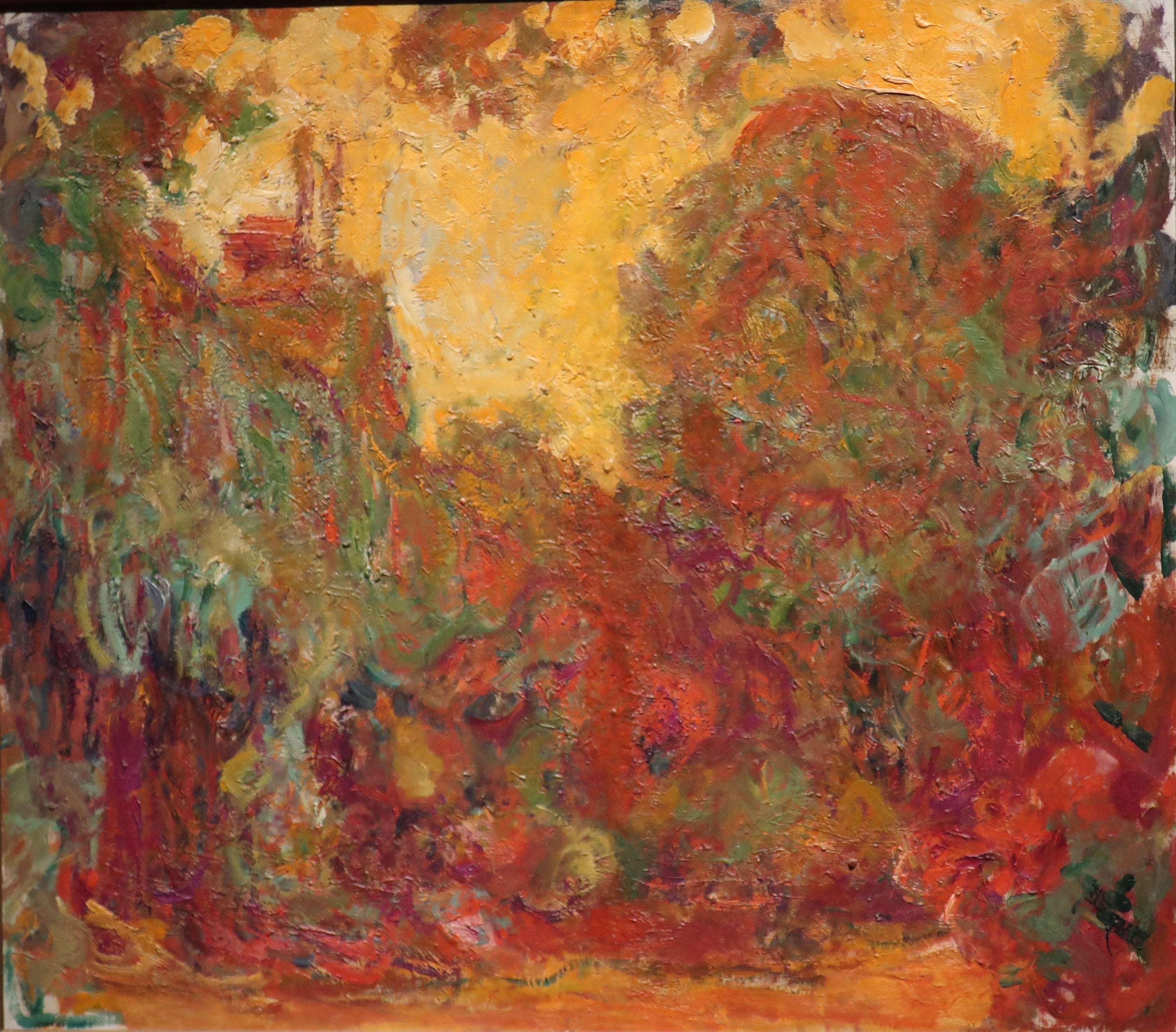 Reproduction du tableau « La maison vue du jardin aux roses - Claude Monet » par Alpha Reproduction en peinture à l’huile