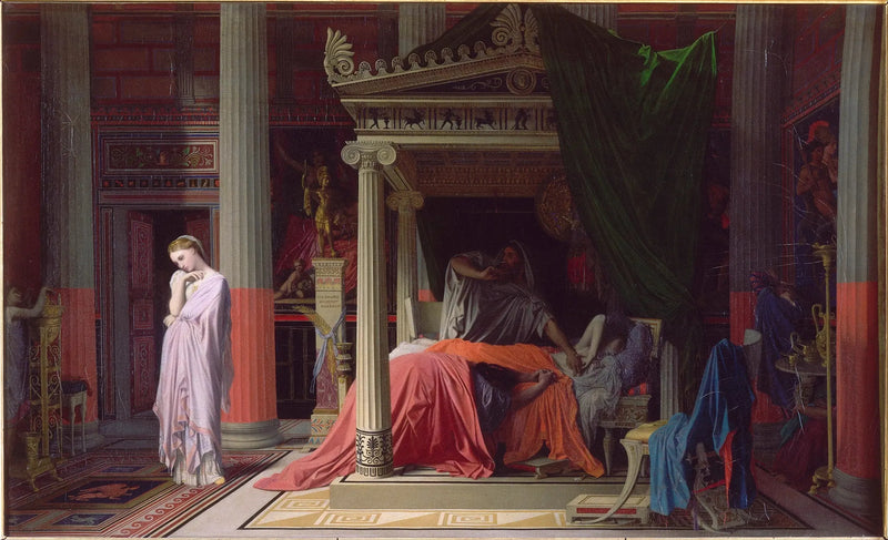 Die Krankheit des Antiochus - Jean-Auguste-Dominique Ingres