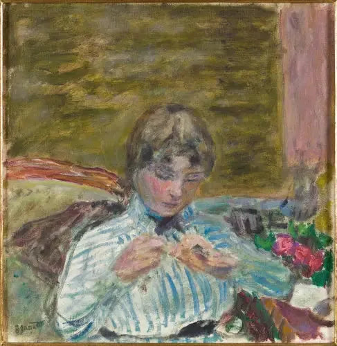 Die Maniküre - Pierre Bonnard
