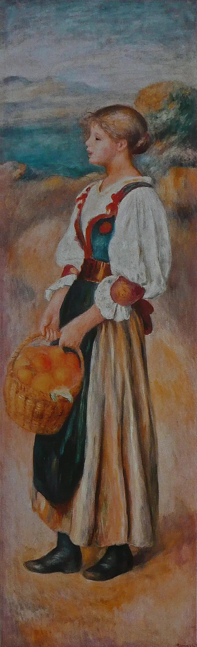 Die Orangenverkäuferin - Pierre-Auguste Renoir