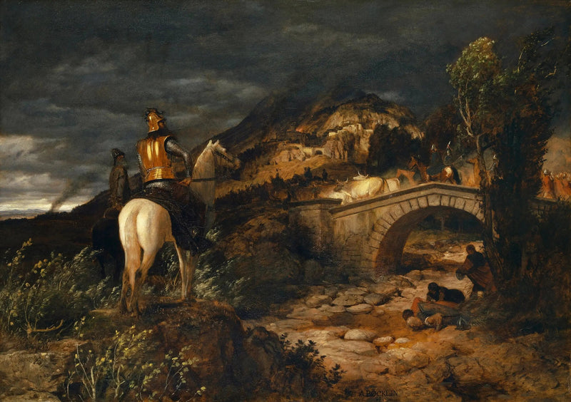 Der Marsch der Goten - Arnold Böcklin