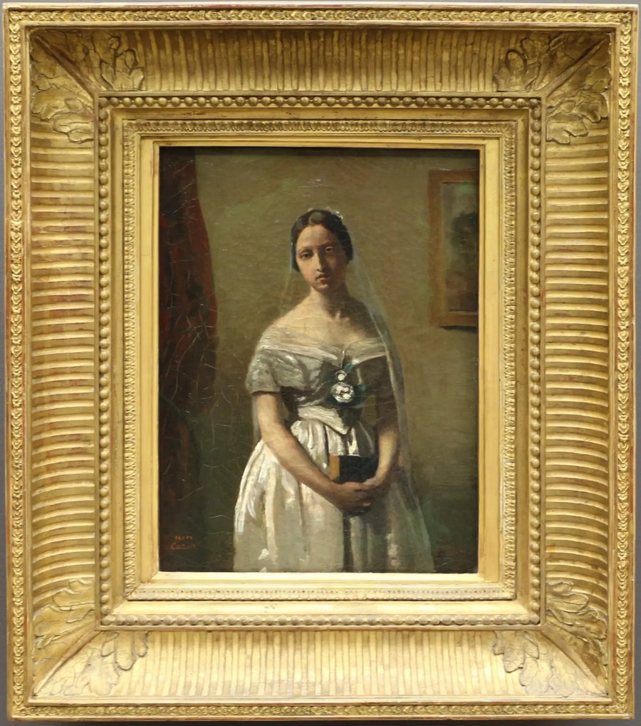 Die Braut - Jean-Baptiste Camille Corot