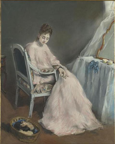 Der Rosenmorgen - Eva Gonzalès