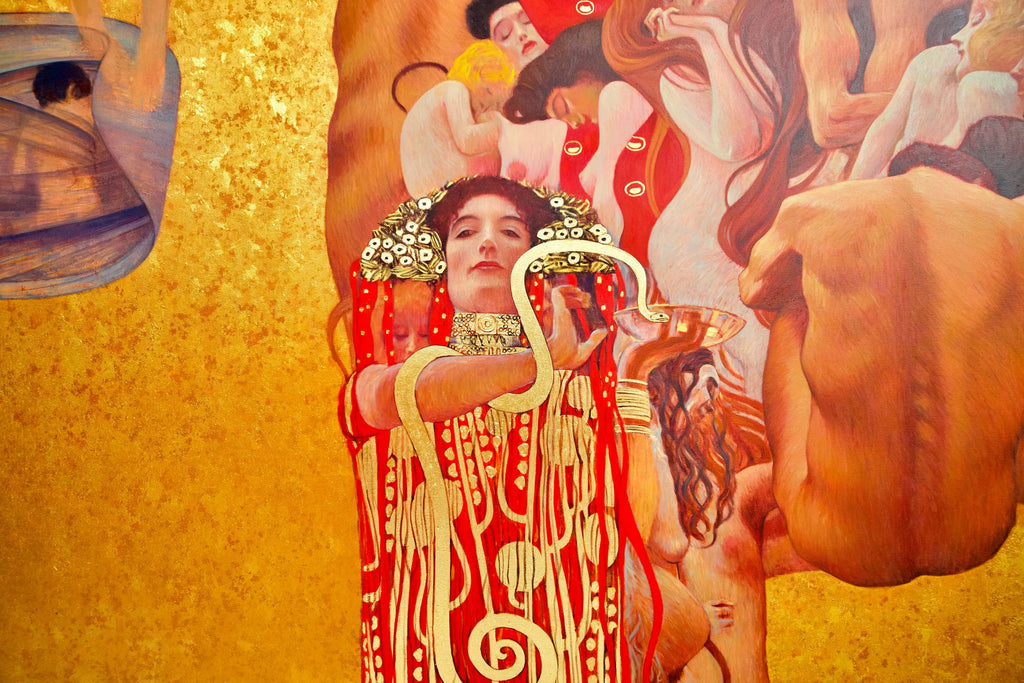 La Médecine – Une Œuvre Réimaginée de Gustav Klimt par Master Apollon | 180 x 270 cm Reproductions de tableaux à la