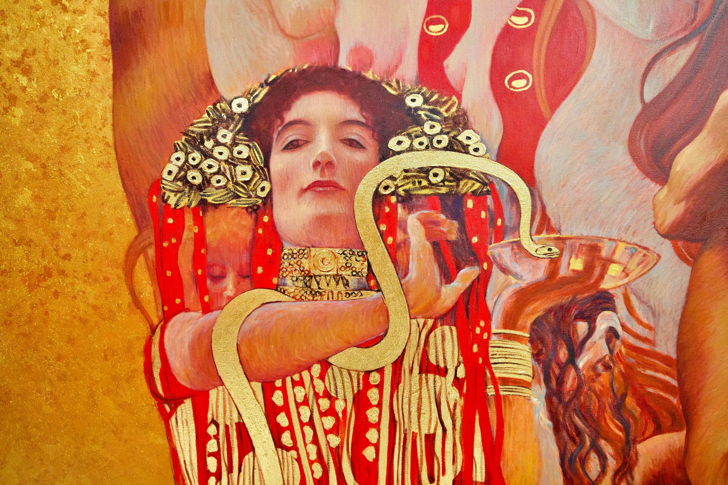 La Médecine – Une Œuvre Réimaginée de Gustav Klimt par Master Apollon | 180 x 270 cm Reproductions de tableaux à la