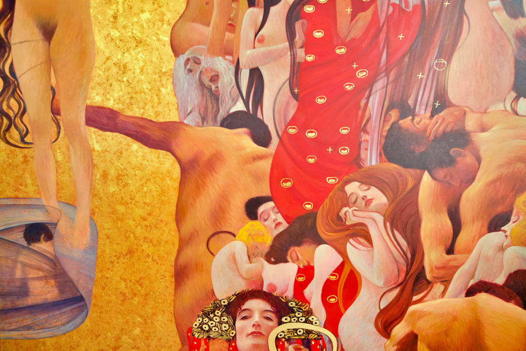 La Médecine – Une Œuvre Réimaginée de Gustav Klimt par Master Apollon | 180 x 270 cm Reproductions de tableaux à la