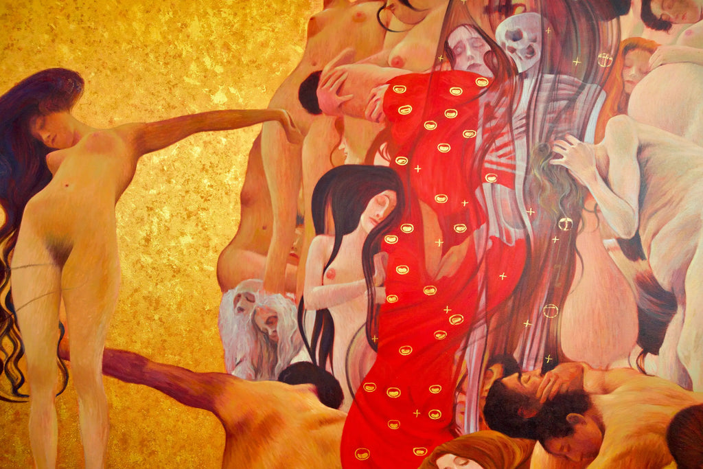 La Médecine – Une Œuvre Réimaginée de Gustav Klimt par Master Apollon | 180 x 270 cm Reproductions de tableaux à la