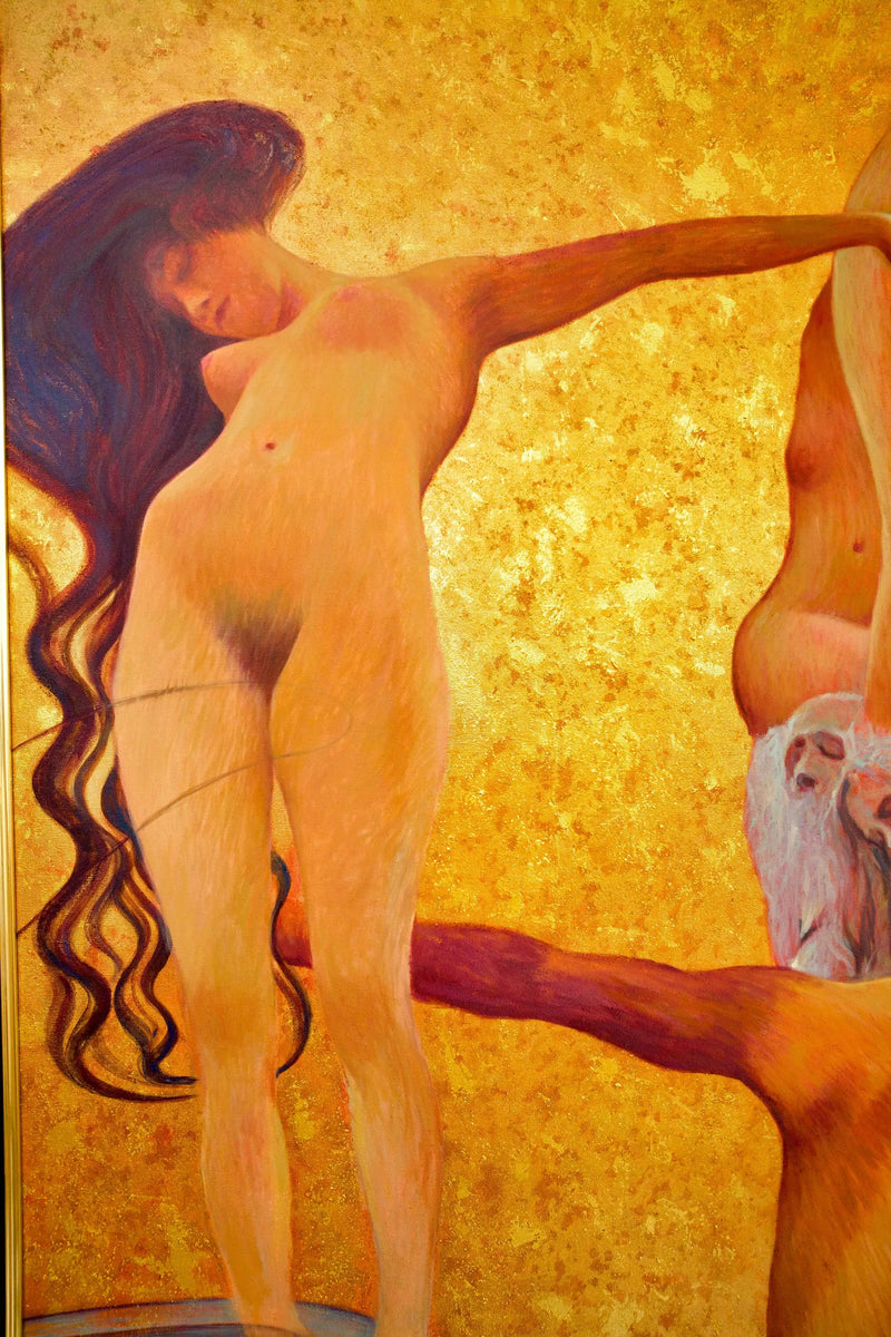 Medizin – Ein neu interpretiertes Werk von Gustav Klimt von Meister Apollon | 180 x 270 cm 