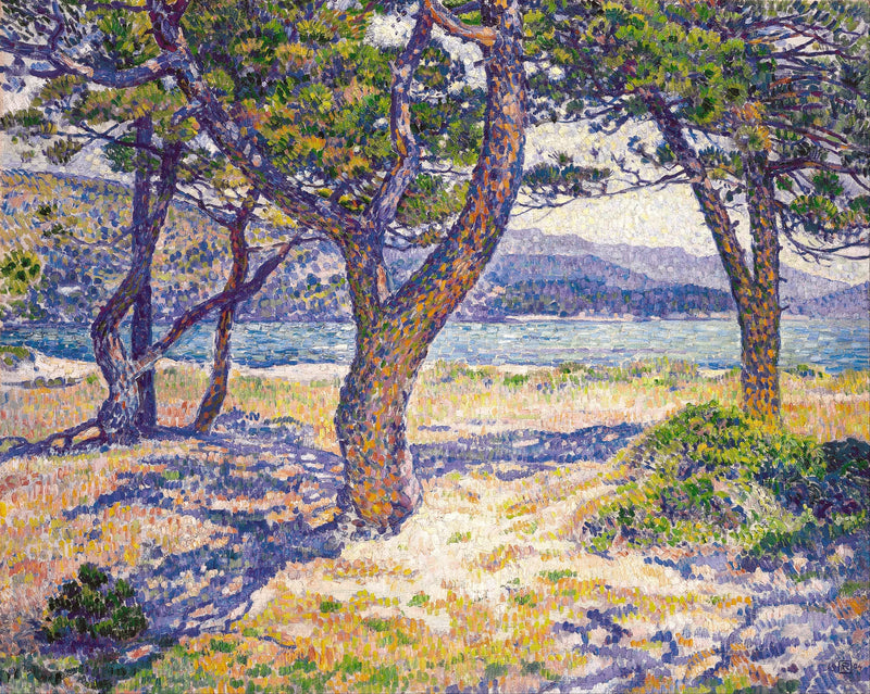Das Mittelmeer am Lavandou - Théo van Rysselberghe