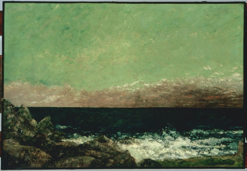 Das Mittelmeer - Gustave Courbet