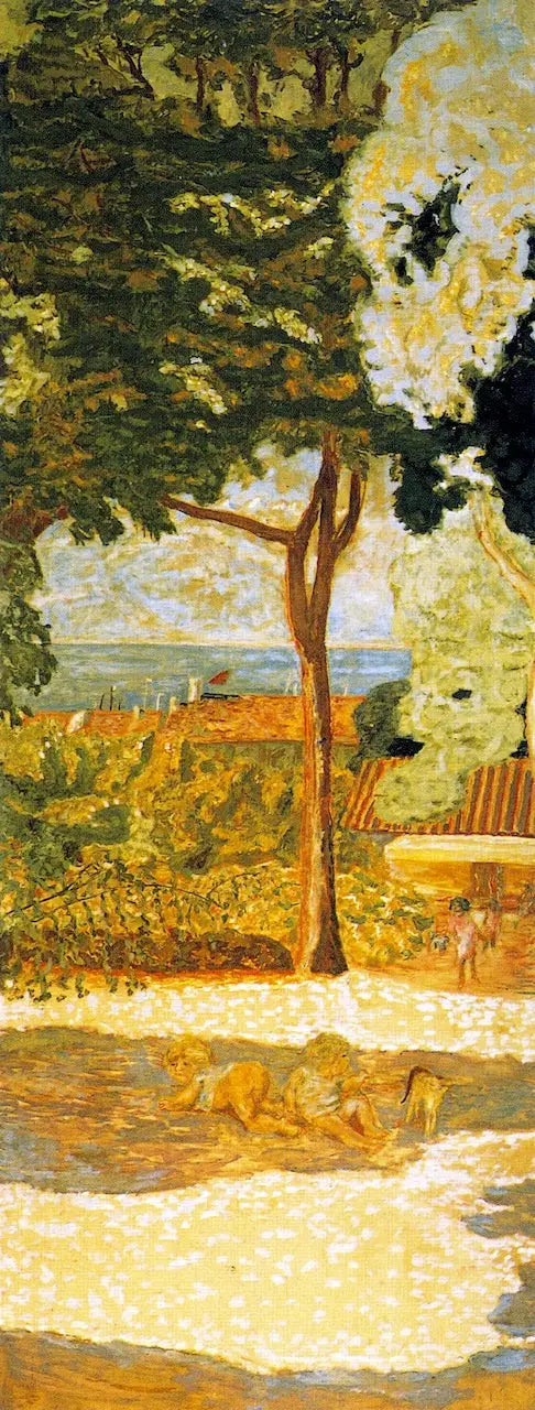Das Mittelmeer. Triptychon (zentrales Panel) - Pierre Bonnard