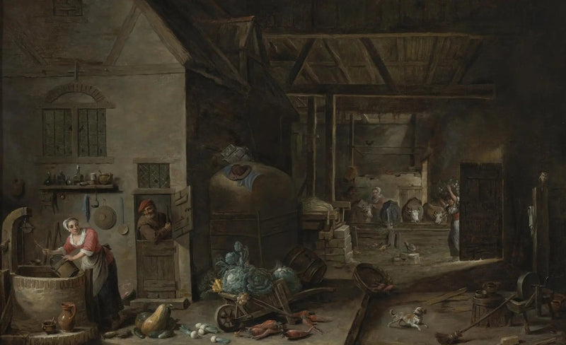 Flamandische Hausfrau - David Teniers der Jüngere