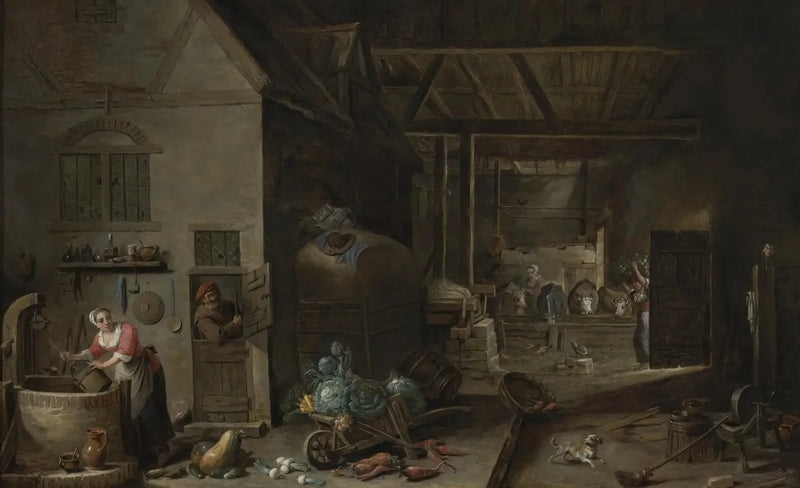 Flamandische Hausfrau - David Teniers der Jüngere