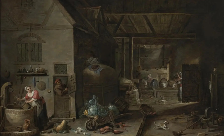 Flamandische Hausfrau - David Teniers der Jüngere