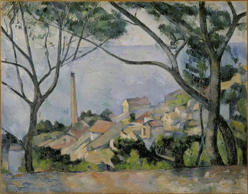 Das Meer in L'Estaque - Paul Cézanne