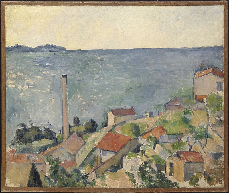 Das Meer bei L'Estaque - Paul Cézanne
