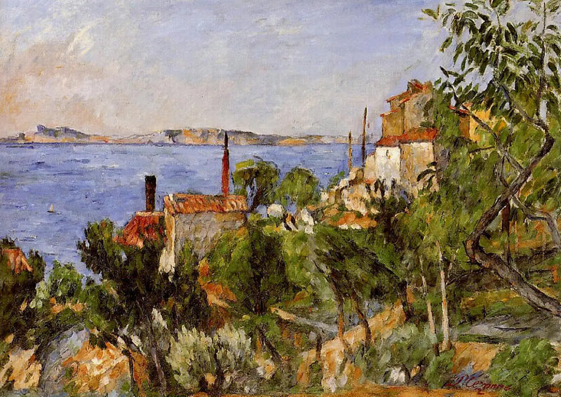 Das Meer bei L'Estaque - Paul Cézanne