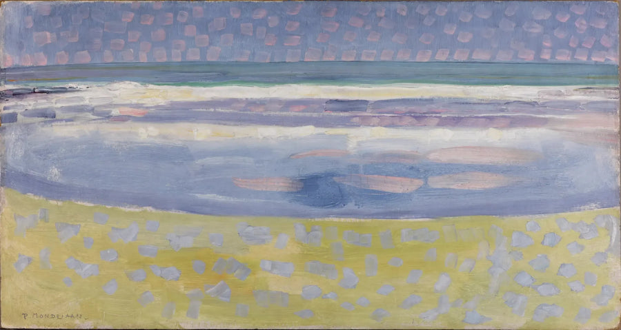 Das Meer nach Sonnenuntergang - Piet Mondrian
