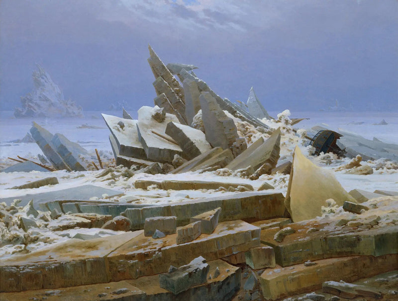Der Eismeer - Caspar David Friedrich