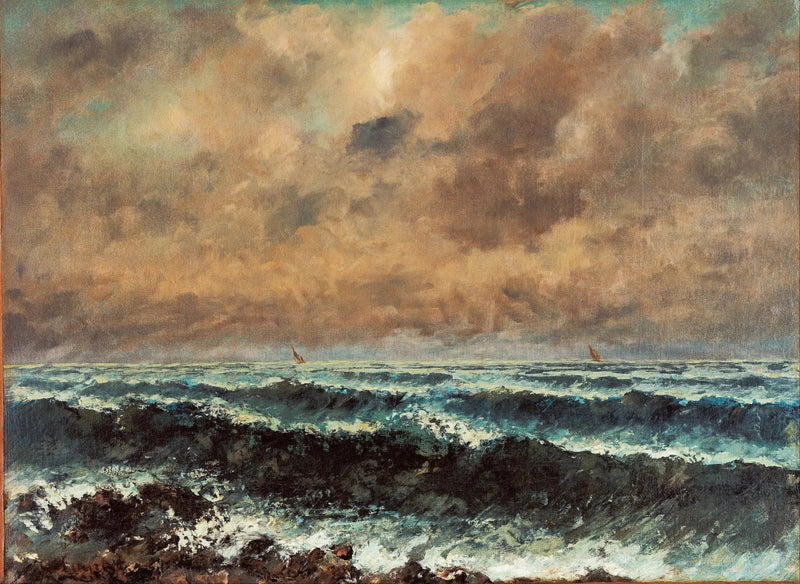 Das Meer im Herbst - Gustave Courbet