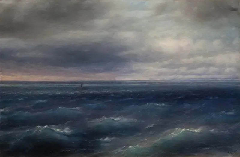 Das Schwarze Meer (Marina) - Ivan Aïvazovski