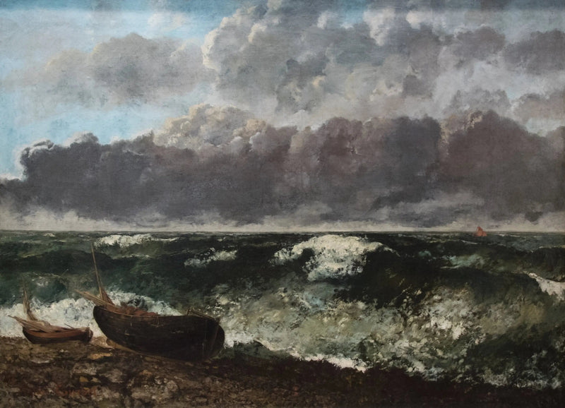 Das stürmische Meer - Gustave Courbet