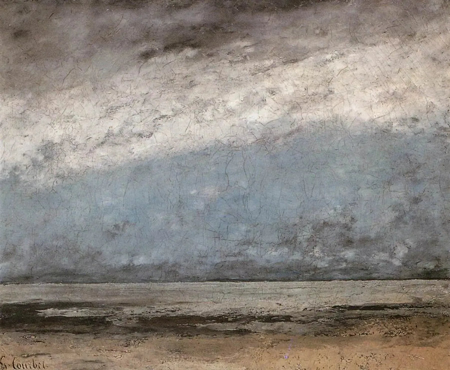 Das Meer bei Trouville - Gustave Courbet