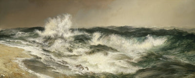 La mer qui résonne beaucoup - Thomas Moran - Alpha Reproduction