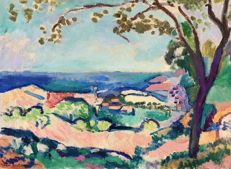 Das Meer von Collioure gesehen - Henri Matisse