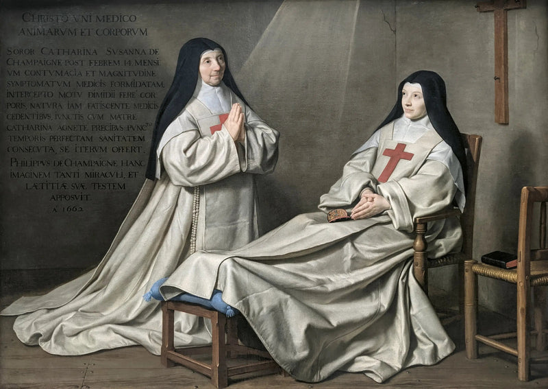 La Mutter Catherine-Agnès Arnault und die Schwester Catherine de Sainte Suzanne de Champaigne - Philippe de Champaigne