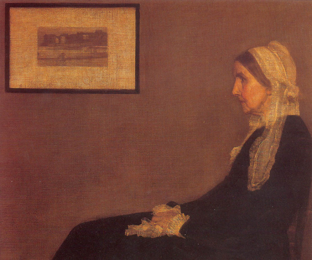 La Mère de Whistler, Arrangement en gris et noir n°1 - James Abbott McNeill Whistler image 1 tableau peint à l’huile sur toile