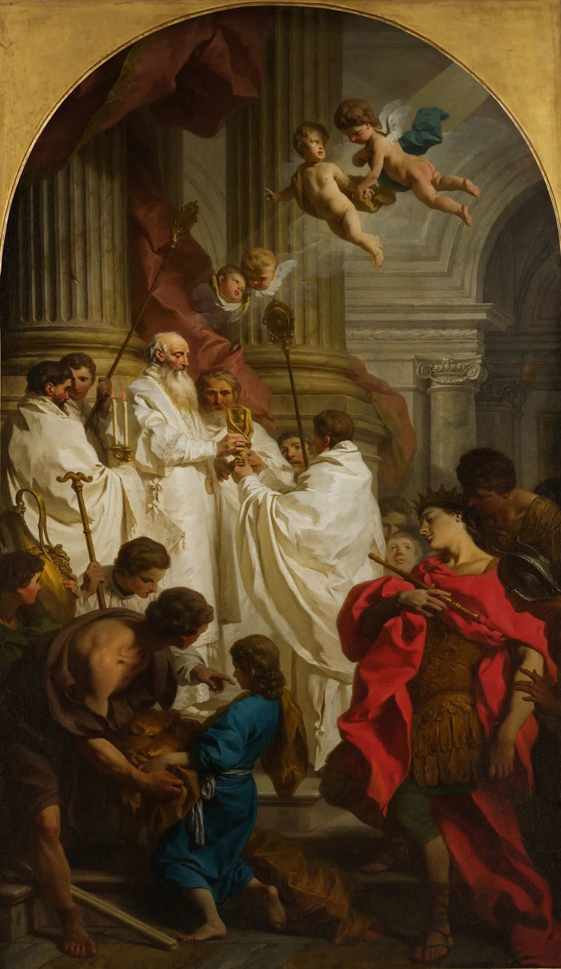 Die Messe des Heiligen Basilius - Pierre Subleyras