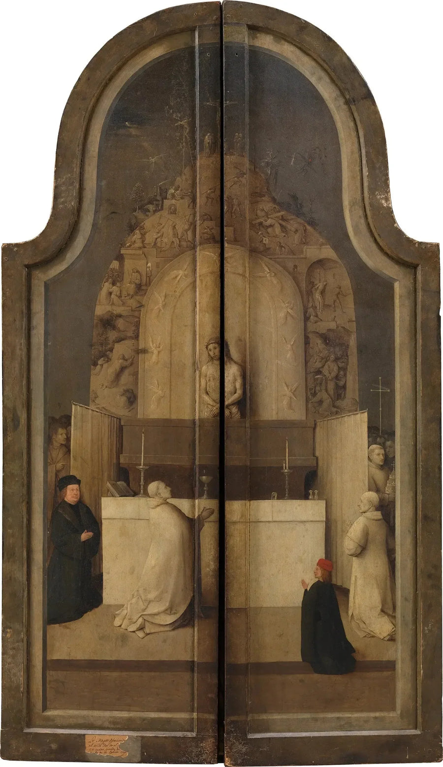 Die Messe des heiligen Gregor - Hieronymus Bosch
