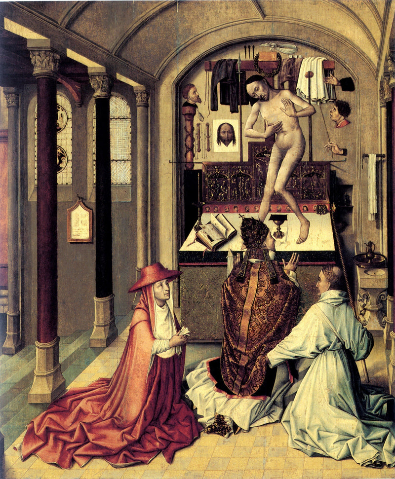 Die Messe des heiligen Gregor - Robert Campin